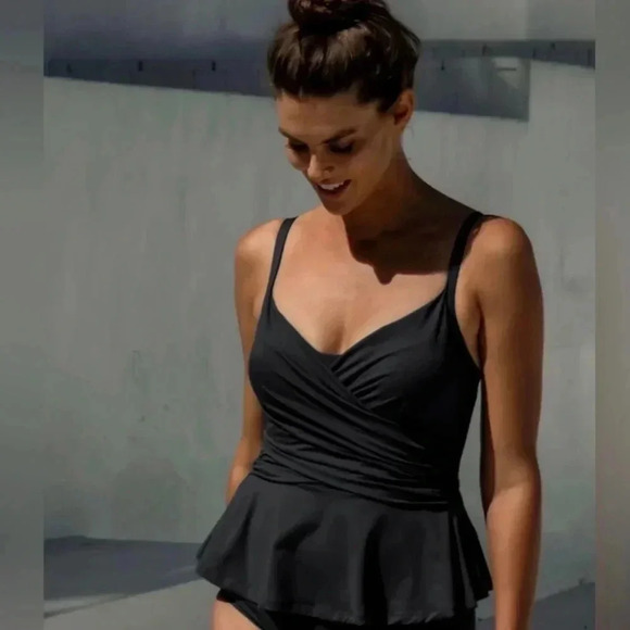 Jantzen Muse Tankini Swimsuit Size 10 - Picture 4 of 9